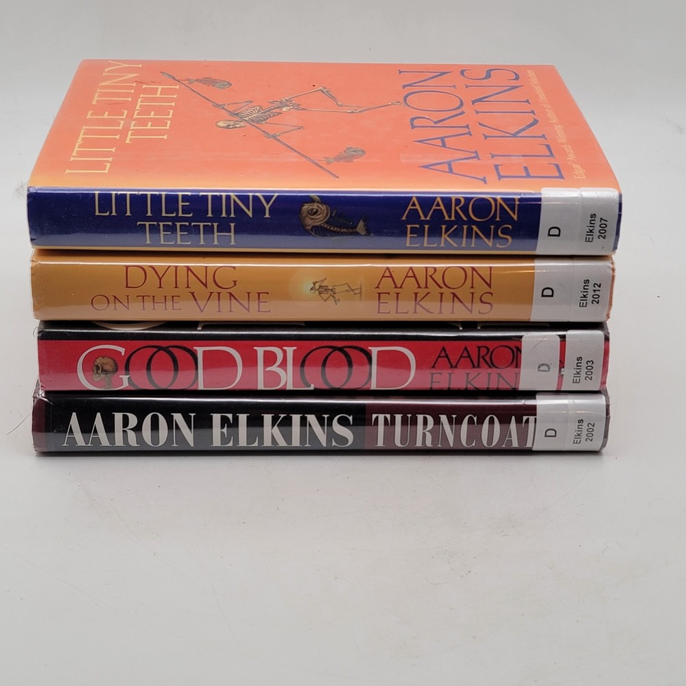 Aaron Elkins 4 Book Lot Mystery Hardcover Paperback 1st Editions Gideon Oliver